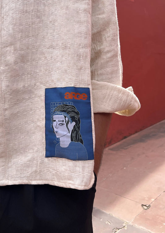 The 'taste-maker' Overshirt- off white