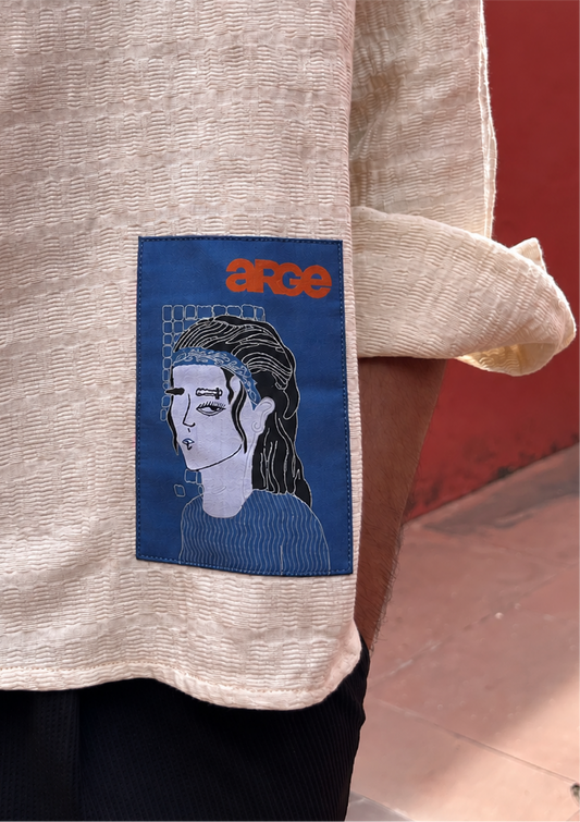 The 'taste-maker' Overshirt- off white