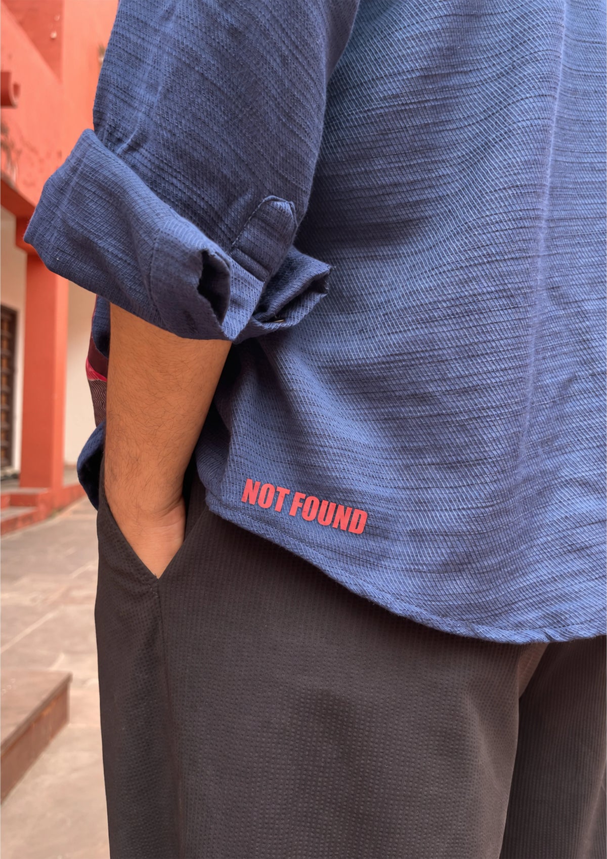 '404' Overshirt- Navy