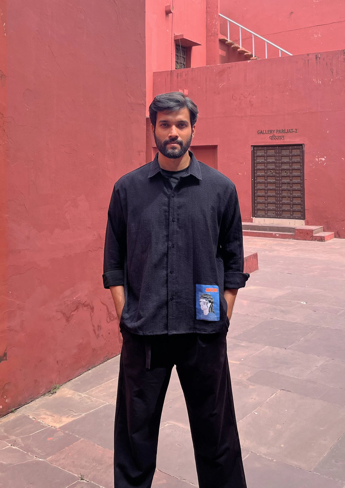 The 'taste-maker' Overshirt- Black