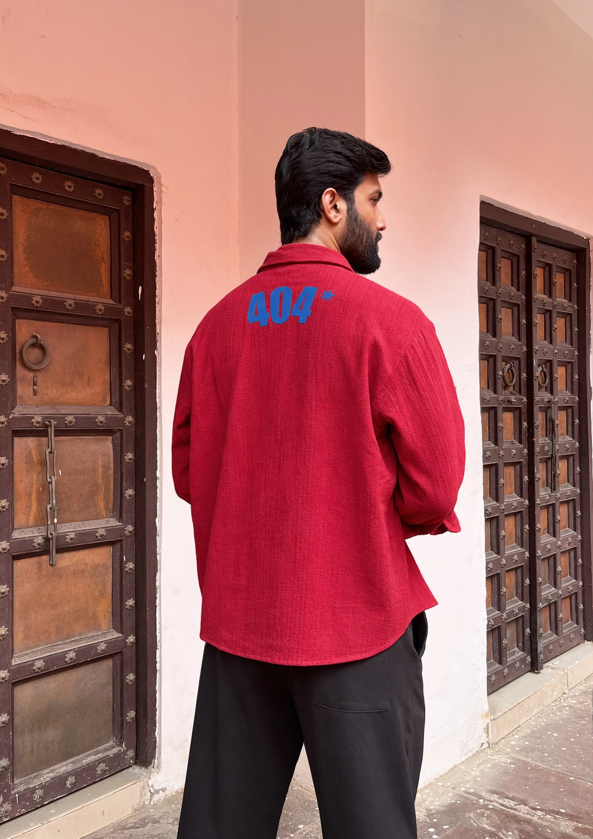 '404' Overshirt- Maroon