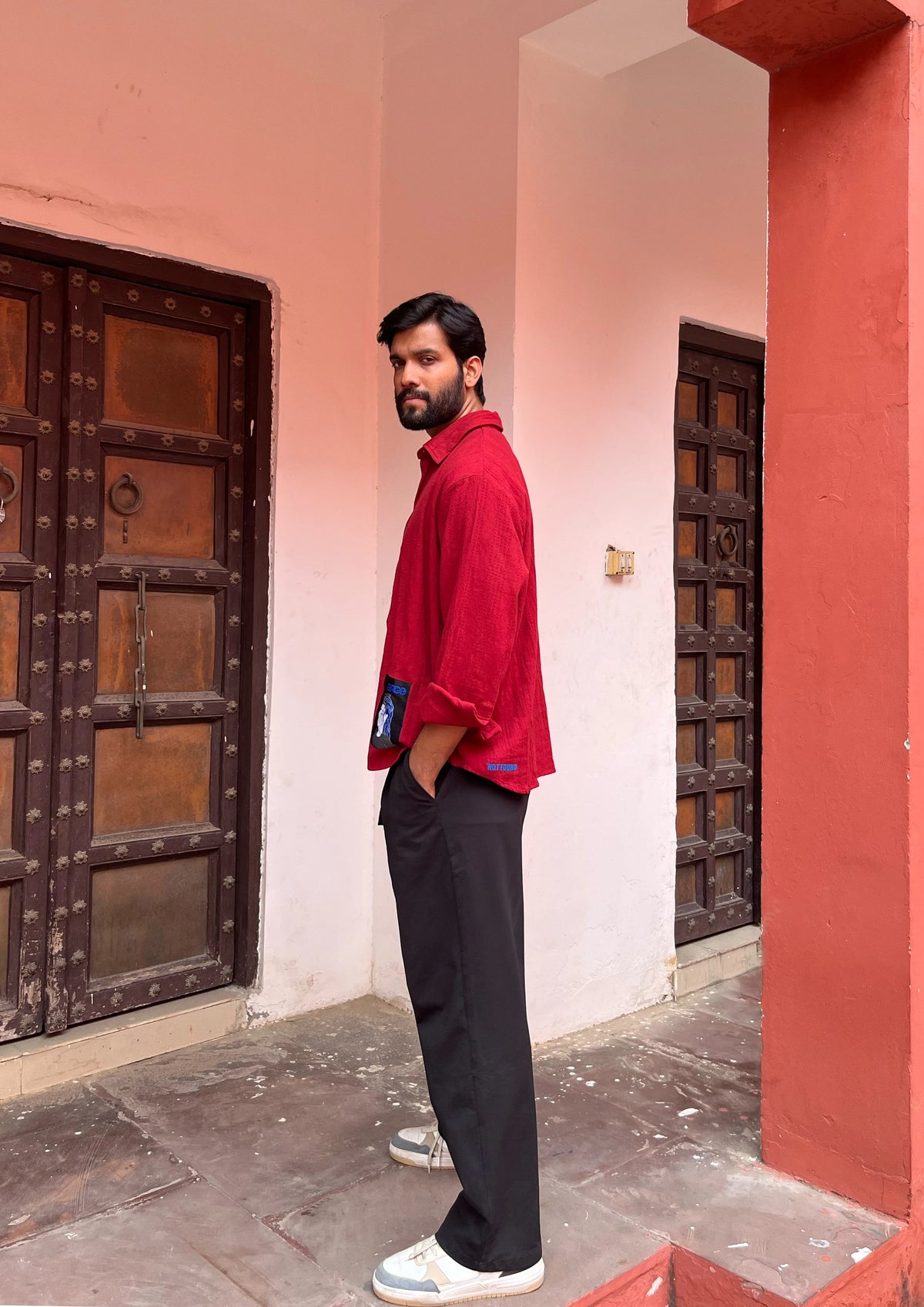 '404' Overshirt- Maroon